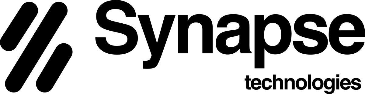 Synapse logo, All black