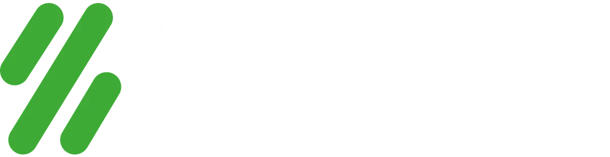 Synapse logo, Green icon, white text